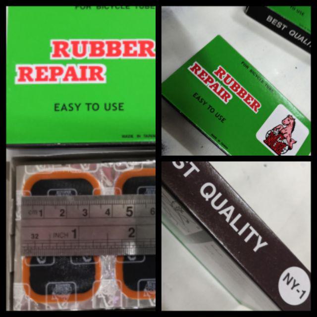 แผ่นปะยาง ยางปะ Rubber repair ใช่สำหรับปะยาง (ใช้ร่วมกับกาวปะยาง)