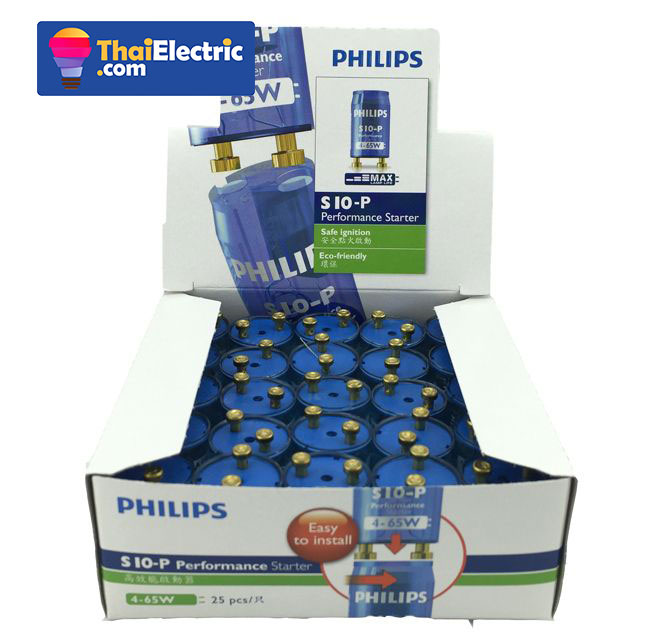 มุมมองเพิ่มเติมของสินค้า Philips starter สตาร์ทเตอร์ S10 ฟิลิปส์ 4-65W