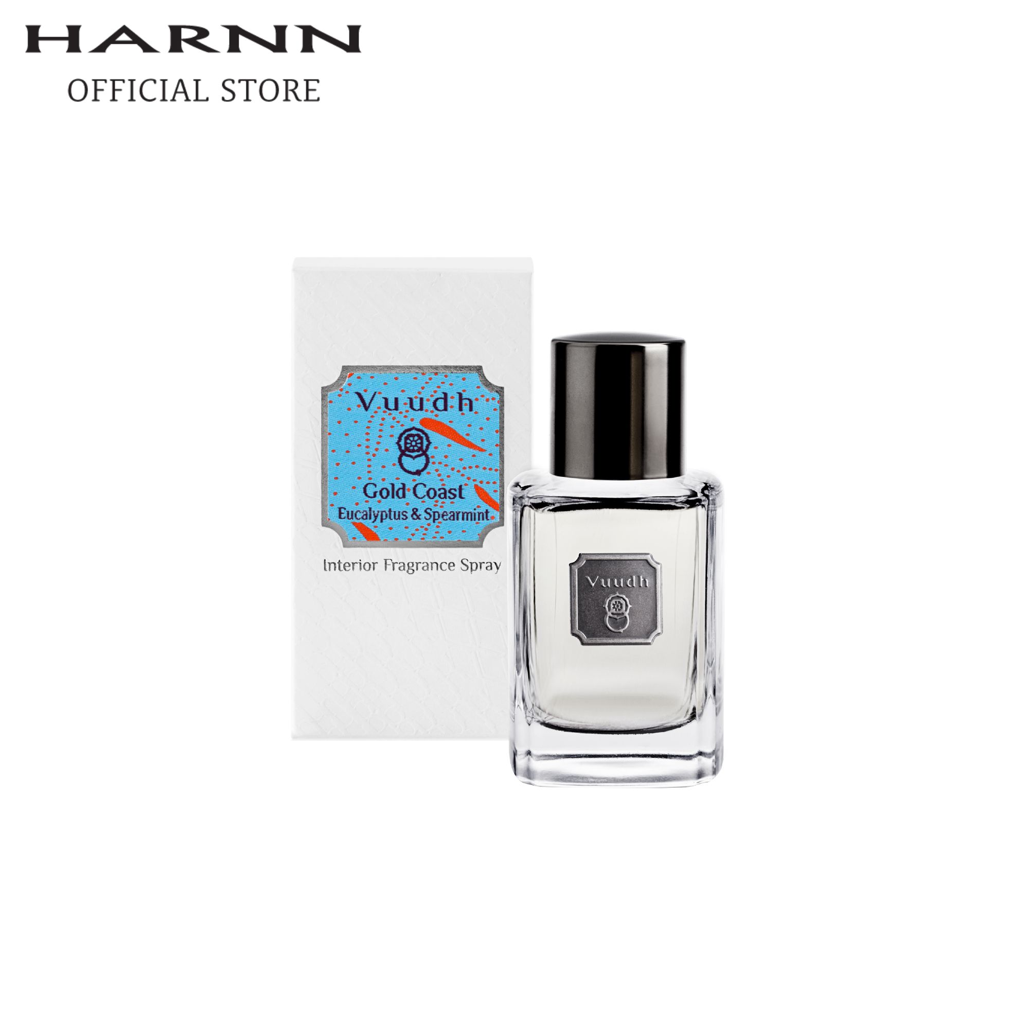 เจลดับกลิ่น น้ำหอมปรับอากาศภายในบ้านกลิ่นหอมสดชื่น HARNN VUUDH GOLD COAST (EUCALYPTUS & SPEARMINT) INTERIOR FRAGRANCE SPRAY 50 ML. สเปรย์น้ำหอมปรับอากาศ สเปรย์ปรับอากาศ สเปรย์หอม สเปรย์ภายในบ้าน น้ำหอม ราคา 560 บาท*ส่งฟรี