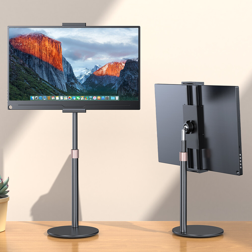 UStation Delta is a portable monitor with two screens stacked