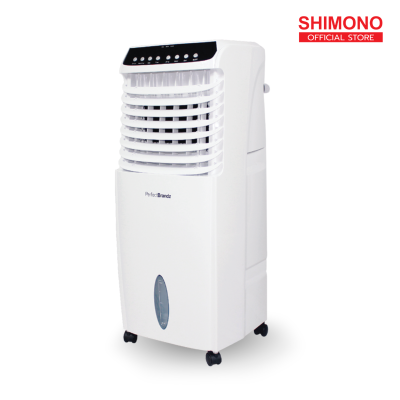 SHIMONO x PerfectBrandz พัดลมไอเย็น 10 ลิตร รุ่น PB-818AC (สีขาว) SHIMONO x PerfectBrandz พัดลมไอเย็น 10 ลิตร รุ่น PB-818AC (สีขาว)
