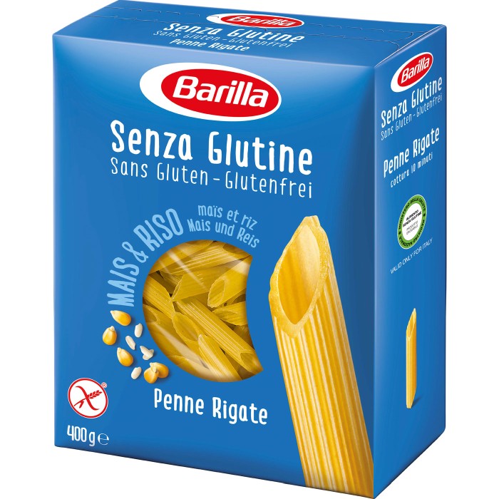 Barilla Penne Pasta Gluten Free 400g / Gluten-Free Penne Pasta, Barilla Brand, 400 Grams ราคา 180 บาท*ส่งฟรี