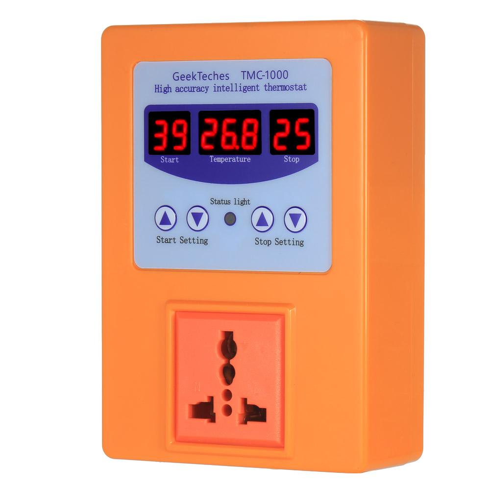 Digital LED Temperature Controller 10A Thermostat Control Switch Probe K9
