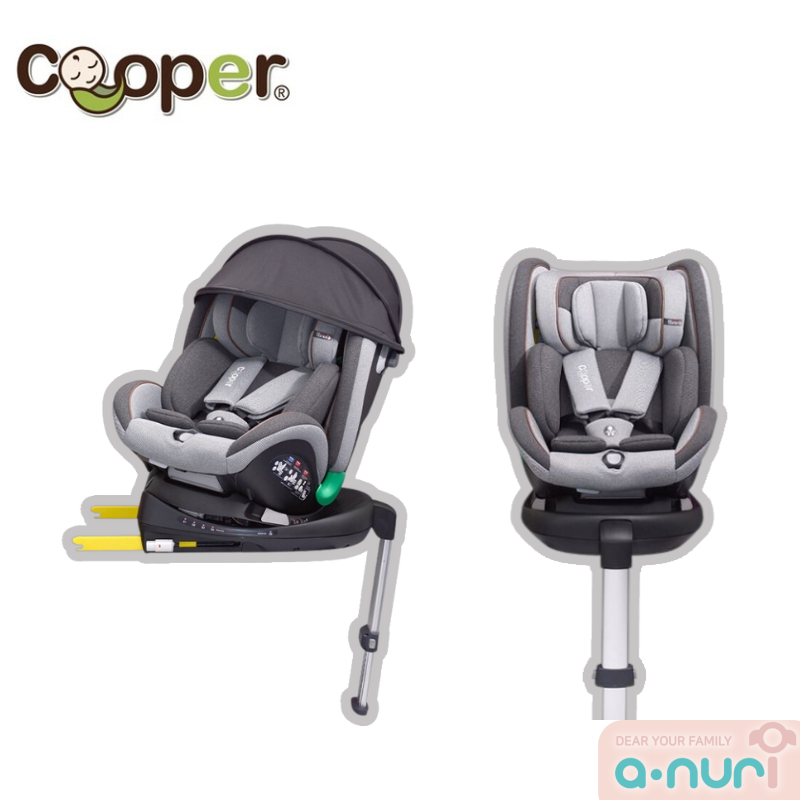 Cooper คาร์ซีทเด็กแรกเกิด-12ปี Carseat รุ่น GUARDIAN ติดตั้งด้วยระบบIsofix หมุนได้360องศา แถมฟรีหลังคาบังแดดป้องกัน UV คาร์ซีทเด็ก คูปเปอร์ ราคา 8,490 บาท*ส่งฟรี