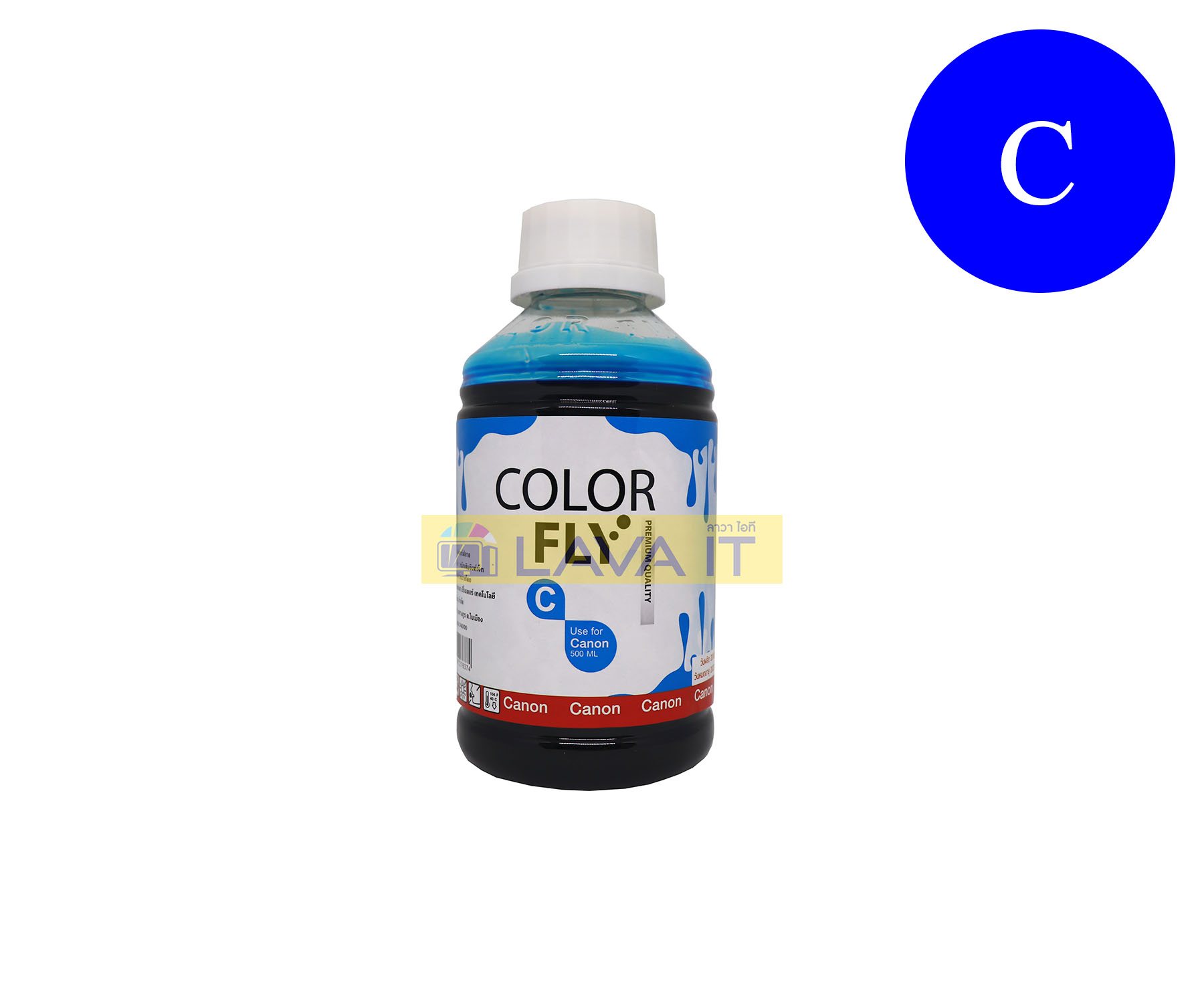 หมึกเติม CANON ขนาด 500ml. Color Fly (Refill) For Printer CANON (All Model)