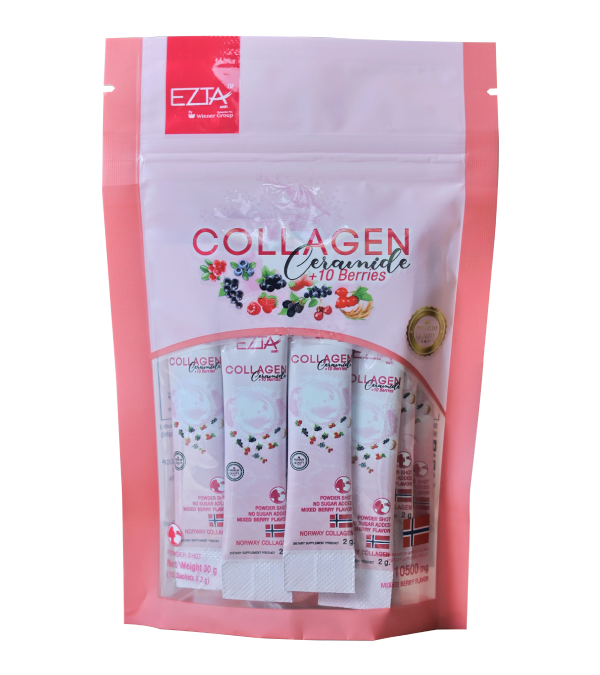 EZTA COLLAGEN CERAMIDE SHOT 2g (15ซอง) ราคา 300 บาท*ส่งฟรี
