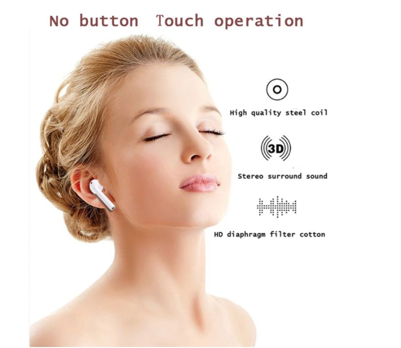 มุมมองเพิ่มเติมของสินค้า Mini i11 tws Blth Earphone True Wireless Stereo Headphones Touch Handsfree Earbuds Blth Headset with Mic for All Phone