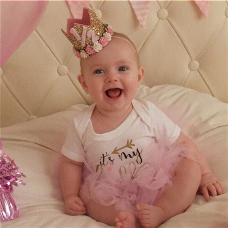 baby girl flower crown headband