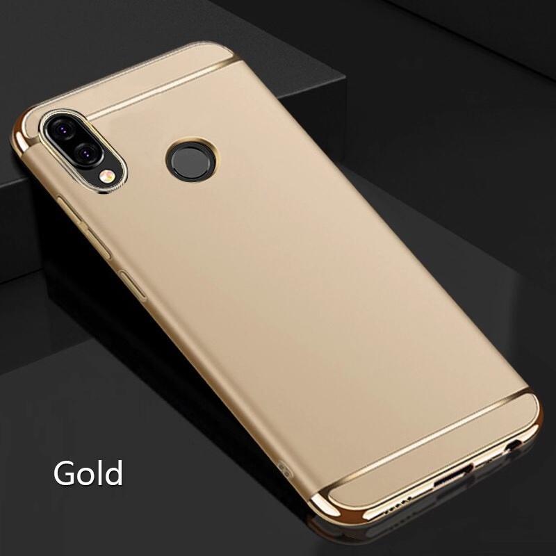 Case for Vivo Y91 Y91i Y95 เคสโทรศัพท์วีโว่ เคสประกบหัวท้าย เคสประกบ3ชิ้น เคสหัวท้าย เคสกันกระแทก แบบไม่หนา สีเมทัลลิค หัวท้าย