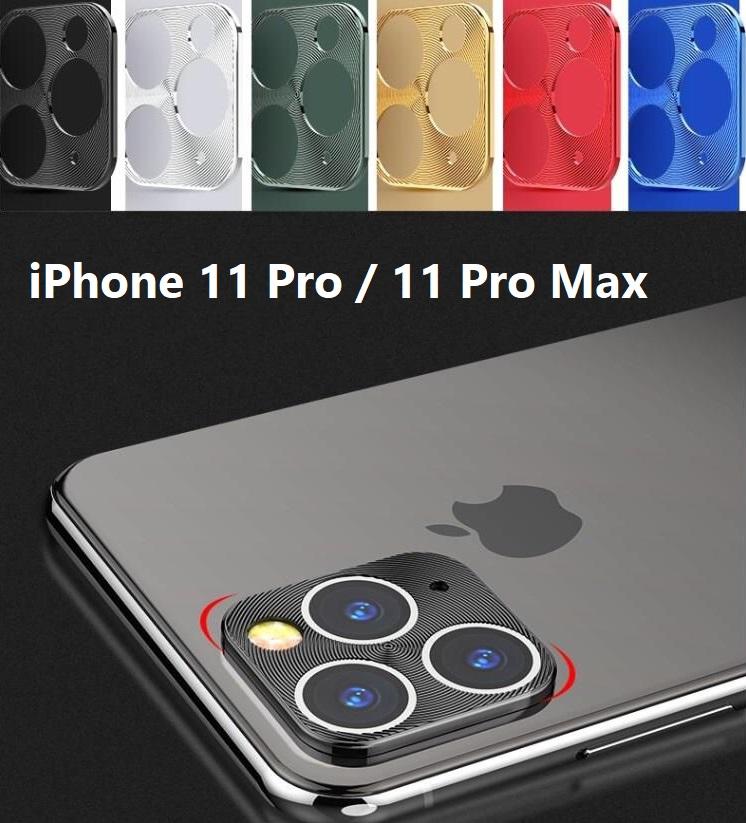 iPhone 11 Pro - 11 Pro Max - Lens cover metal - ฟิล์มกระจกนิรภัย camera protector