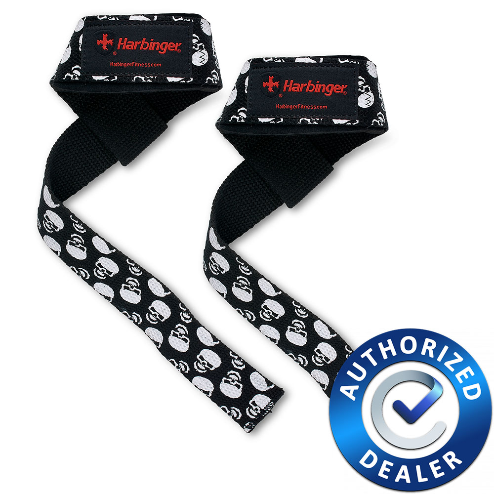 Harbinger | Padded Cotton Lifting Straps - Skull ราคา 688 บาท*ส่งฟรี