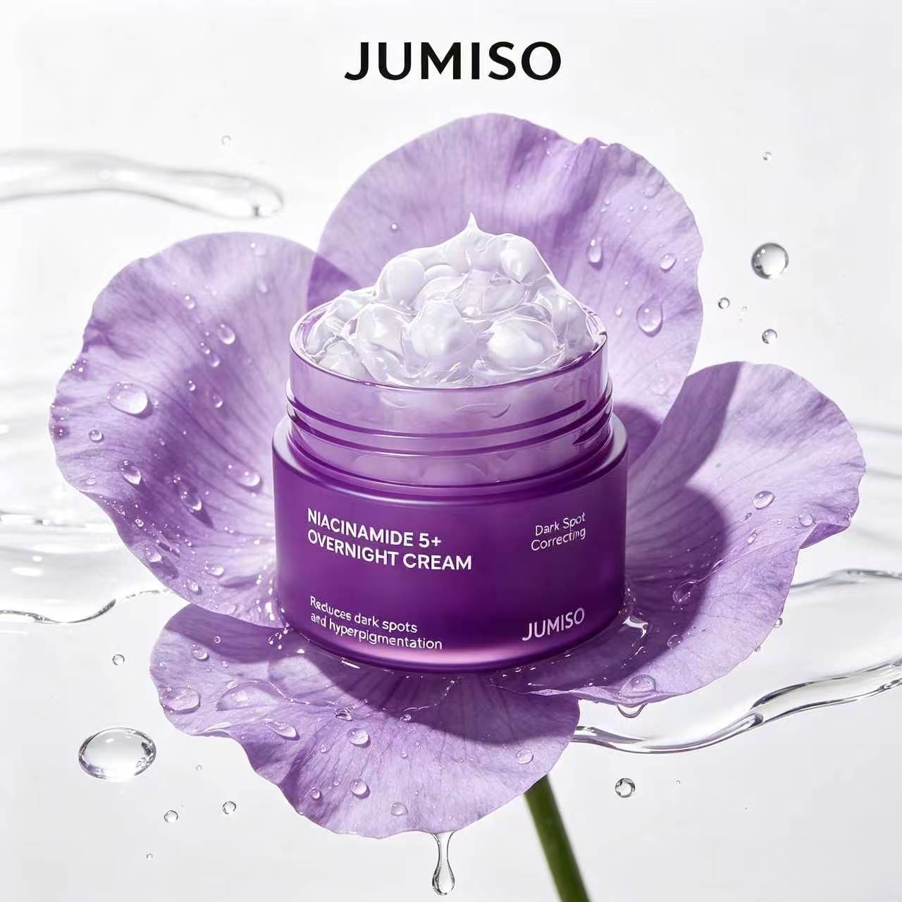 【Ready to Ship】Jumiso Niacinamide 5+ Overnight Cream 50ml, Night Cream Formulated with 5% Niacinamide, Txa, and Glutathione. Skincare Imported from Korea. Helps Even Out Skin Tone, Reduces Dark Circles, and Revitalizes the Skin While You Sleep. Capsule Te ราคา 488 บาท*ส่งฟรี