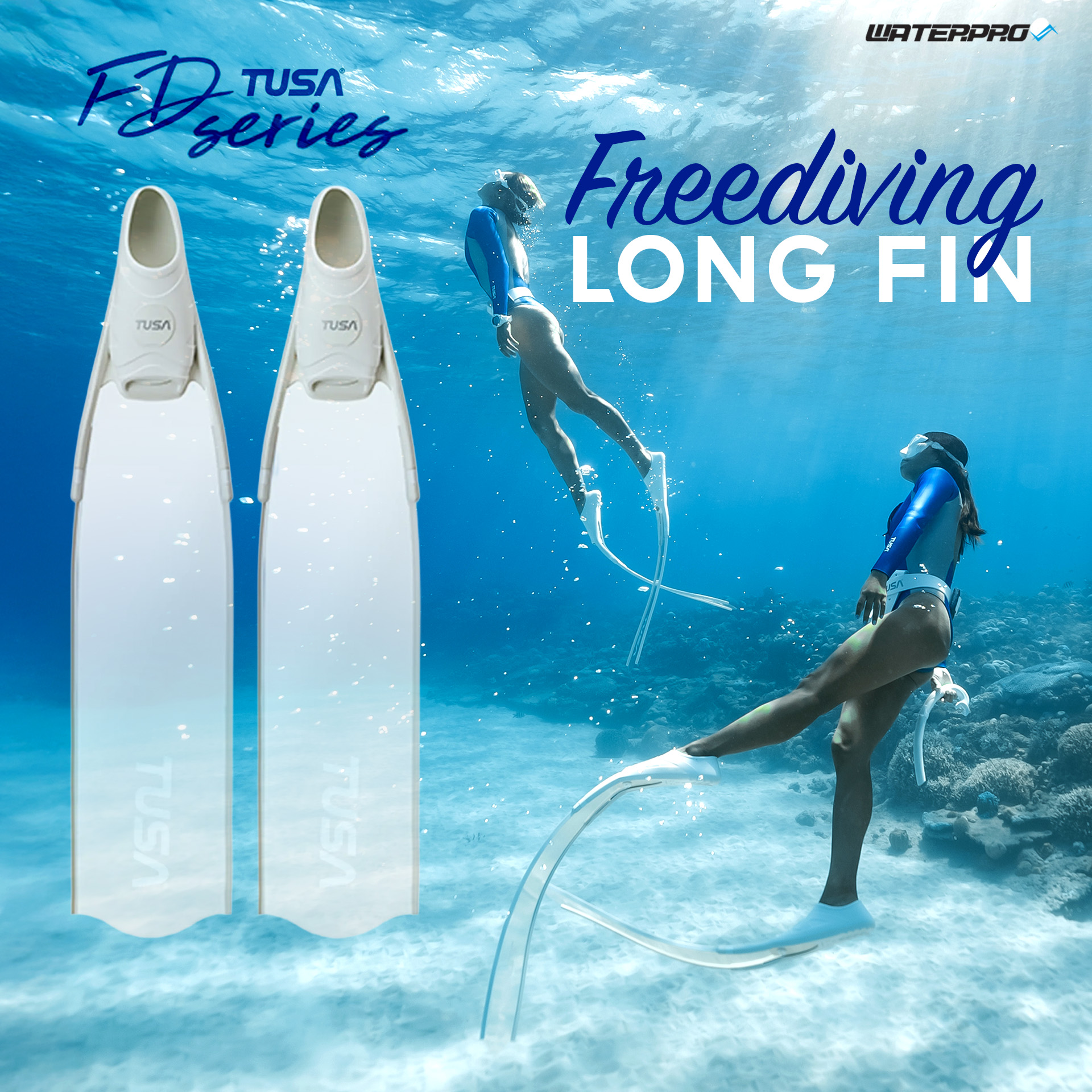 Finfreedive – Ua1805 & Ua1806 Lapis Long Fins, Tusa Brand ราคา 15,700 บาท*ส่งฟรี