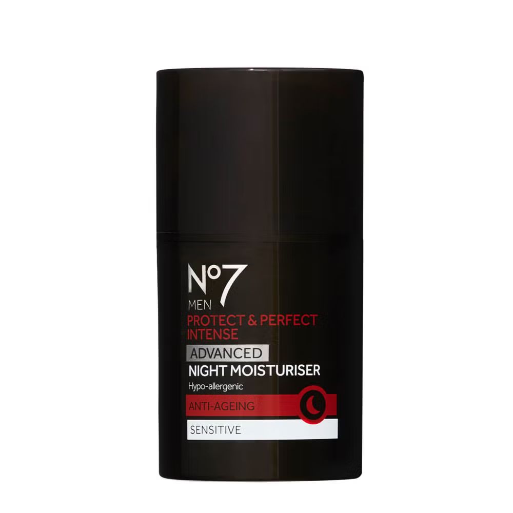 No7 Men Protect & Perfect Intense Advanced Night Moisturizer 50 Ml. Number Seven Night Cream for Men ราคา 550 บาท*ส่งฟรี