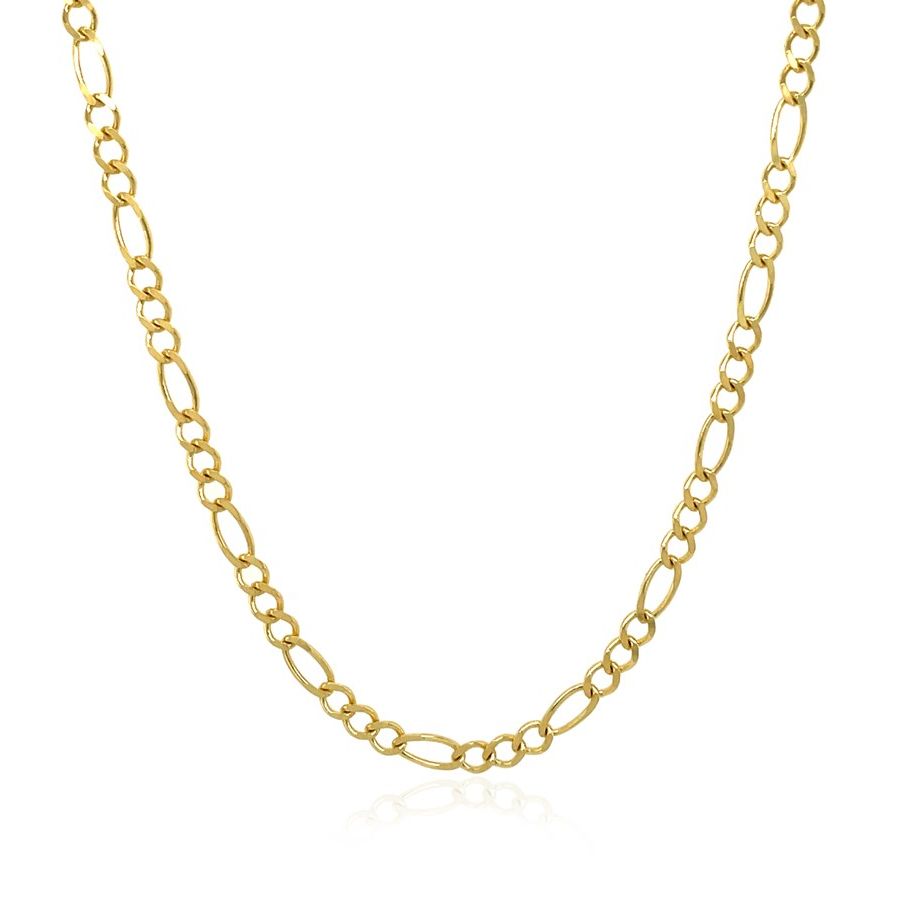 Nathalias NY 2.60 mm Solid Figaro Chain in 10k Yellow Gold 74365 ราคา 25,400 บาท*ส่งฟรี