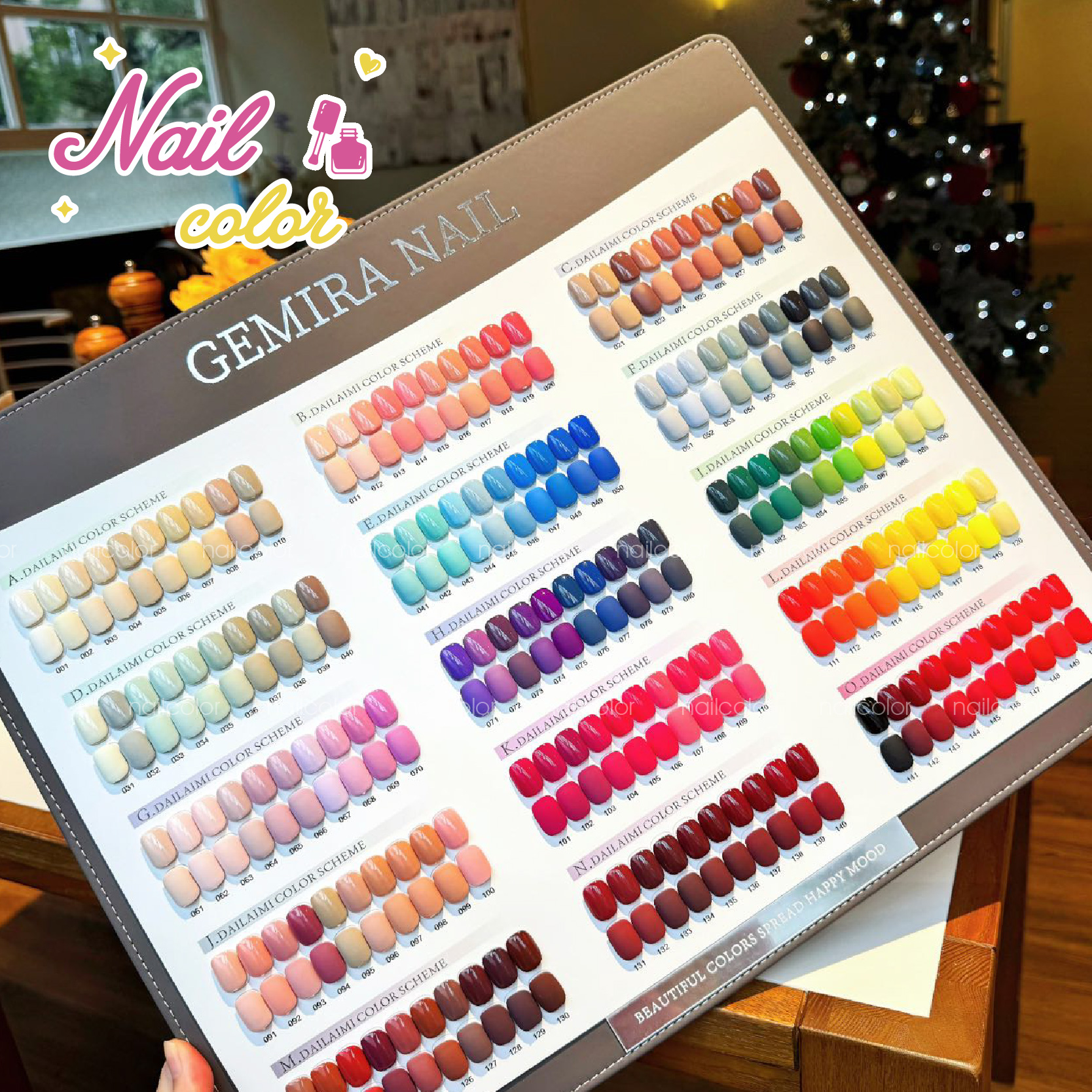 Ready to Send ✅ Gemira Recommends a 150-Color Nail Set (Free Color Board + Base + Top Coat) Four Seasons Popular Colors, Macaron Color, Very Rich Color. ⚡️ ราคา 4,688 บาท*ส่งฟรี
