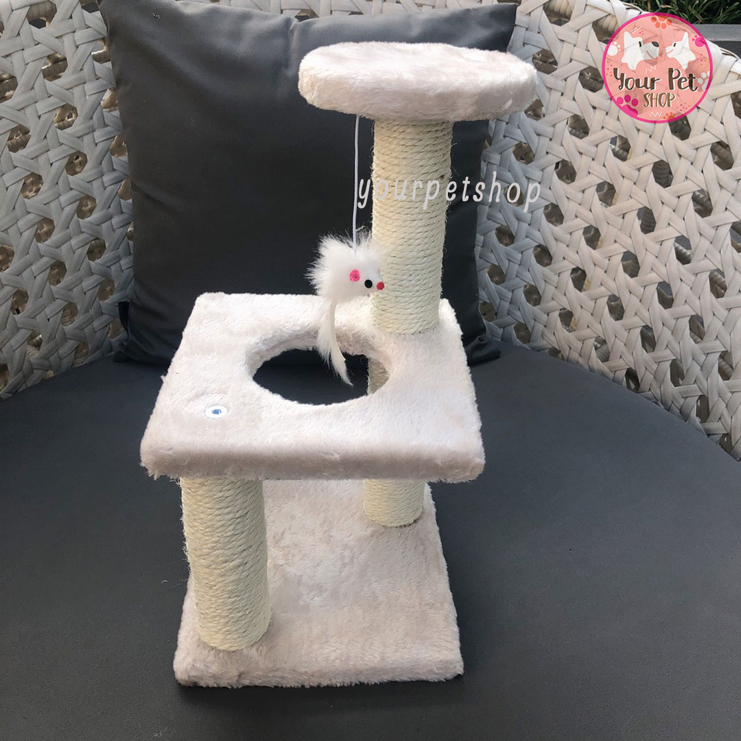 ที่ฝนเล็บ ที่ฝนเล็บแมว ที่ลับเล็บแมว Cat Scratcher ราคาถูก รุ่น 2 ชั้น ขนาด 16x8x8 นิ้ว by Your Pet Shop