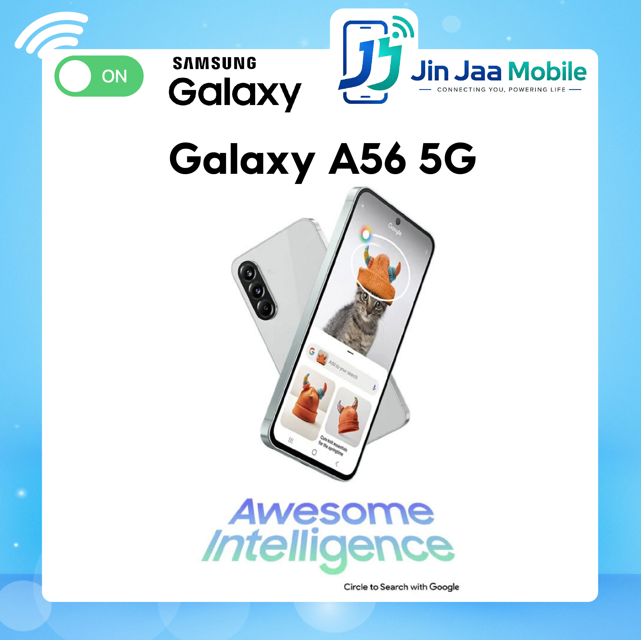 Samsung Galaxy A56 5g Model (8/128Gb) 6.7" Samoled Screen, Takes Clear Photos Without Blurring. ราคา 11,002 บาท*ส่งฟรี