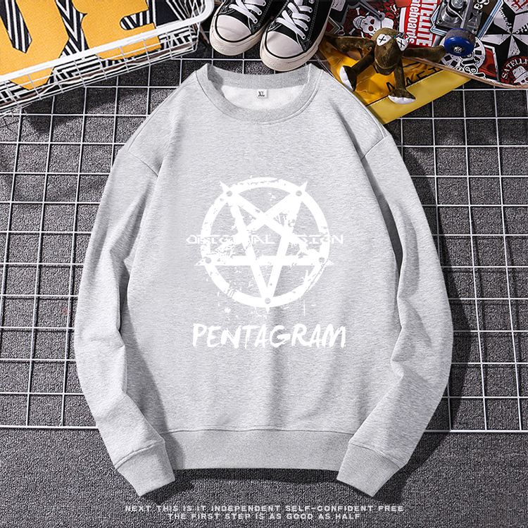 เสื้อแจ็คเก็ตลาย PENTAGRAM เสื้อกันหนาวผู้หญิงและผู้ชาย เสื้อแจ็คเก็ตเสื้อแขนยาวเสื้อผ้าลายแฟชั่นสุดฮิต ขายดี! Y49