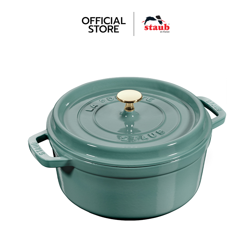 Staub Cocotte 22cm Eucalyptus ราคา 10,500 บาท*ส่งฟรี