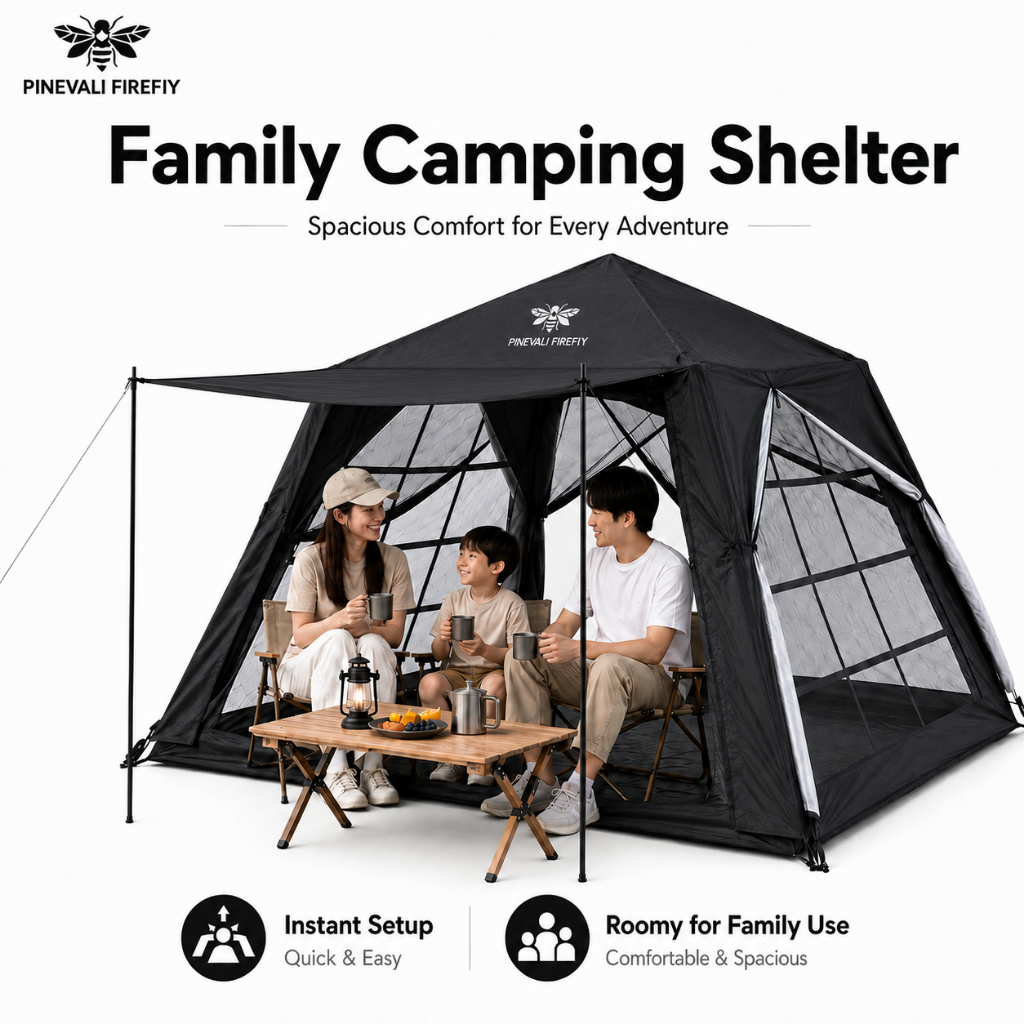 Automatic Tent, Size 3-4 People, Foldable, Waterproof, Rainproof Tent, Sleeping Tent, Tent for Staying in the Garden, Hiking Tent. ราคา 1,868 บาท*ส่งฟรี