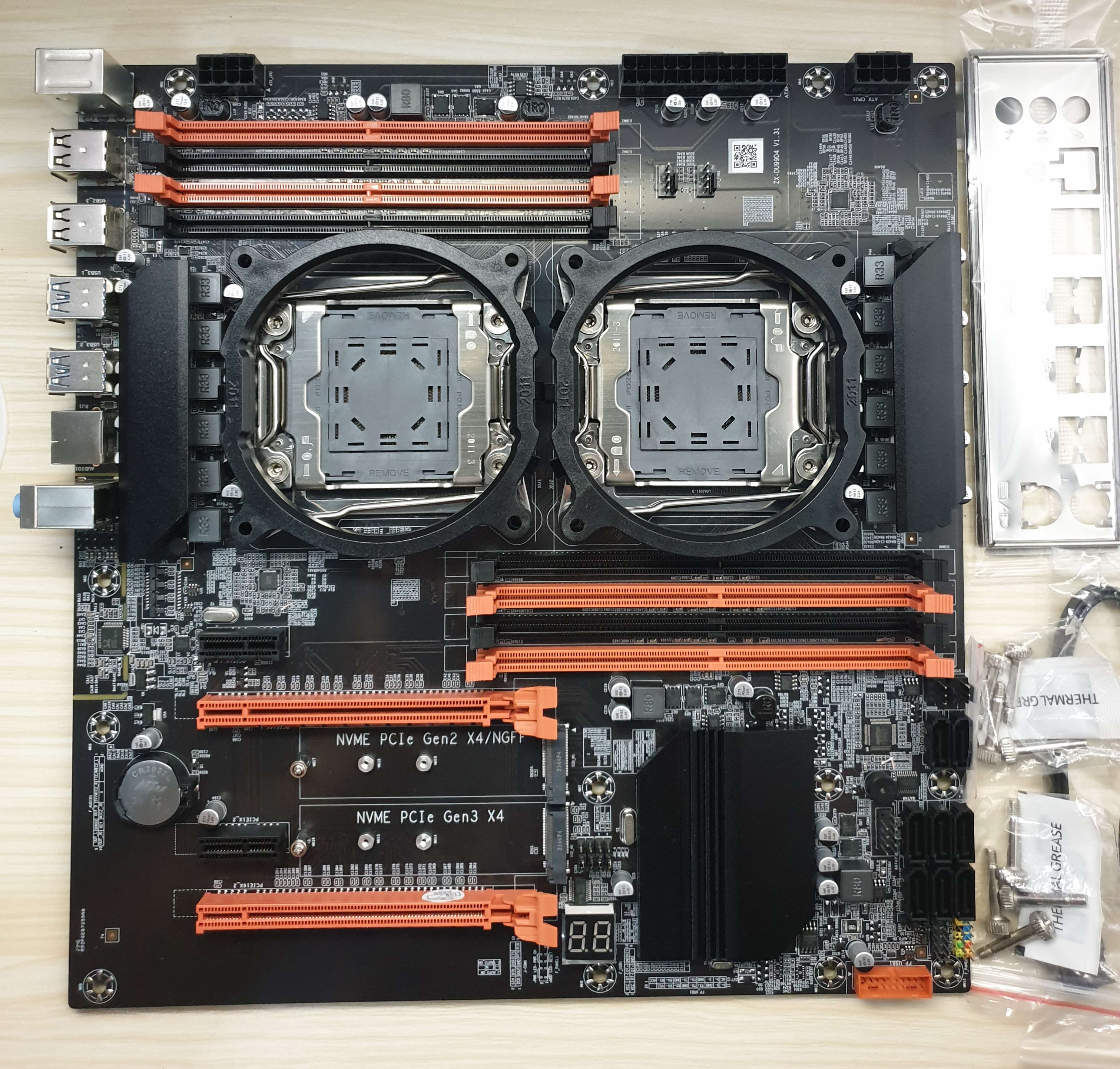 ZX-DU99D4 Ver1.31 デュアルマザーボードX99　LGA2011 S7537c16b996b4632a6eb2f4759080