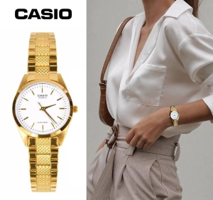 ภาพหน้าปกสินค้านาฬิกา Casio รุ่น LTP-1274G-7ADF นาฬิกาข้อมือผู้หญิง สายสแตนเลส ของแท้ 100%  ประกันศูนย์ 1 ปีเต็ม ที่เกี่ยวข้อง