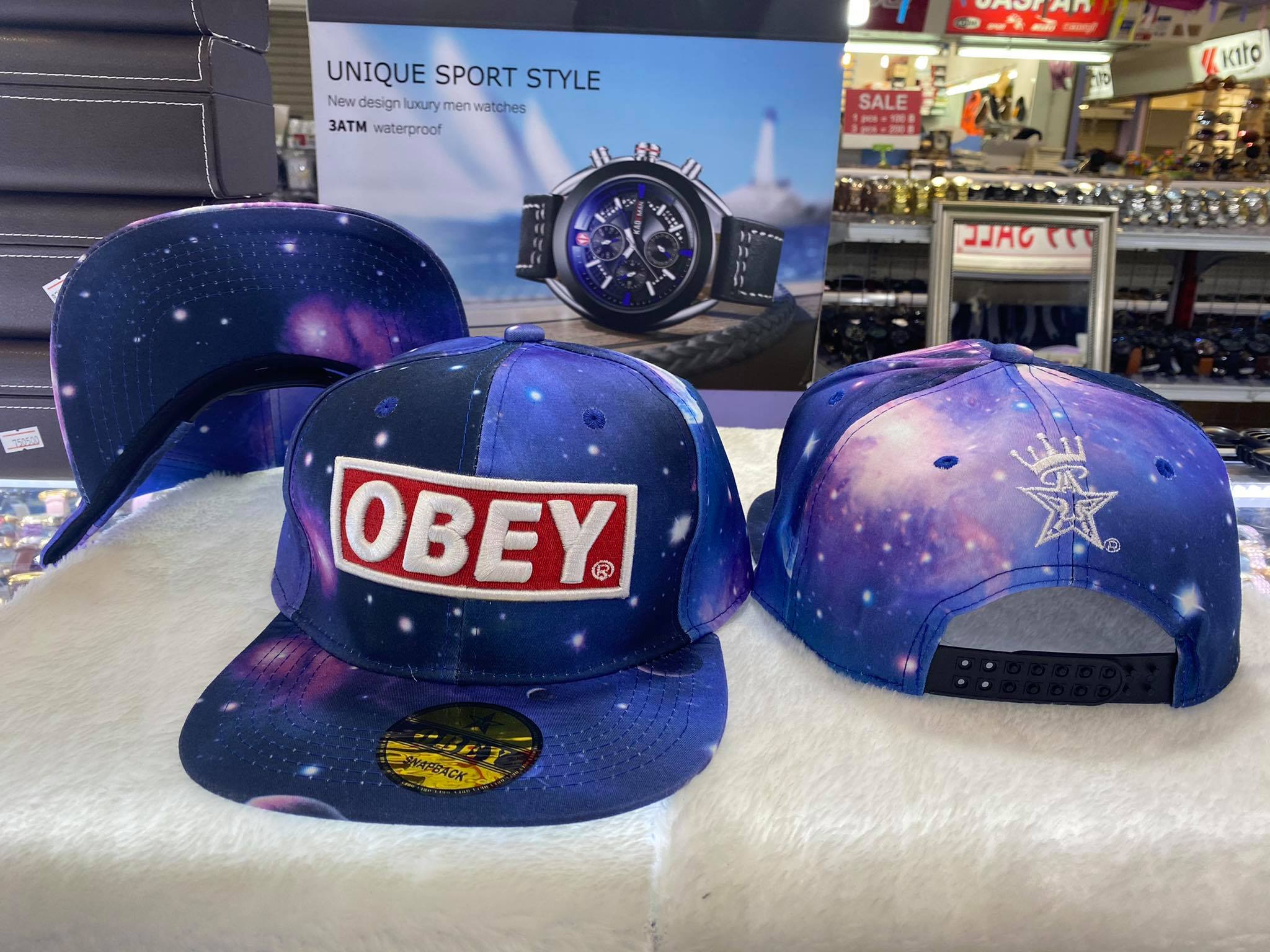 หมวก ฮิปฮอป OBEY Galaxy มี 6 สี ! ปรับขนาดไซร์เองได้ ปรับไซร์ได้ถึง 59-64 cm