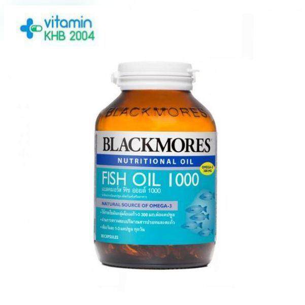 ยี่ห้อนี้ดีไหม  ระยอง Blackmores Fish oil 1000 mg. (80เม็ด) 1ขวด