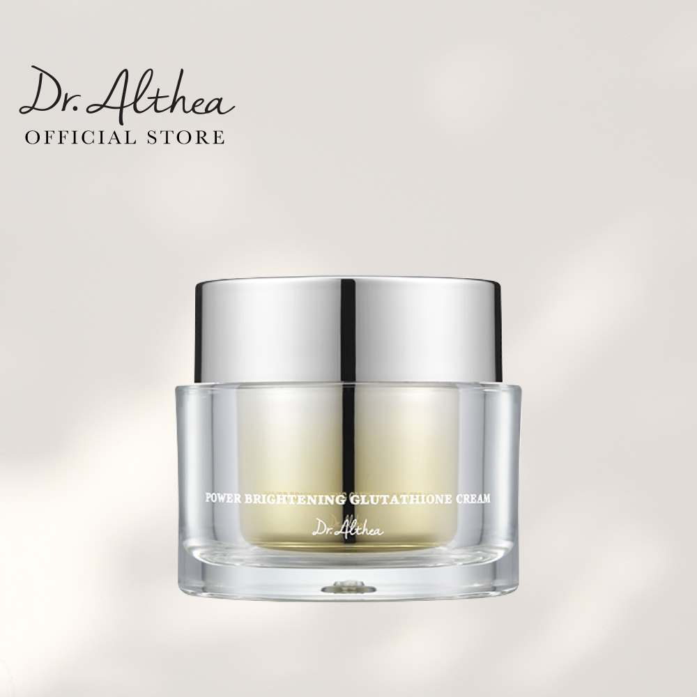 Dr.Althea Power Brightening Glutathione Cream ครีมบำรุงผิวหน้า ปรับสีผิวให้ขาวกระจ่างใส ชุ่มชื้น ลดจุดด่างดำ โทนอัพ 50ml.