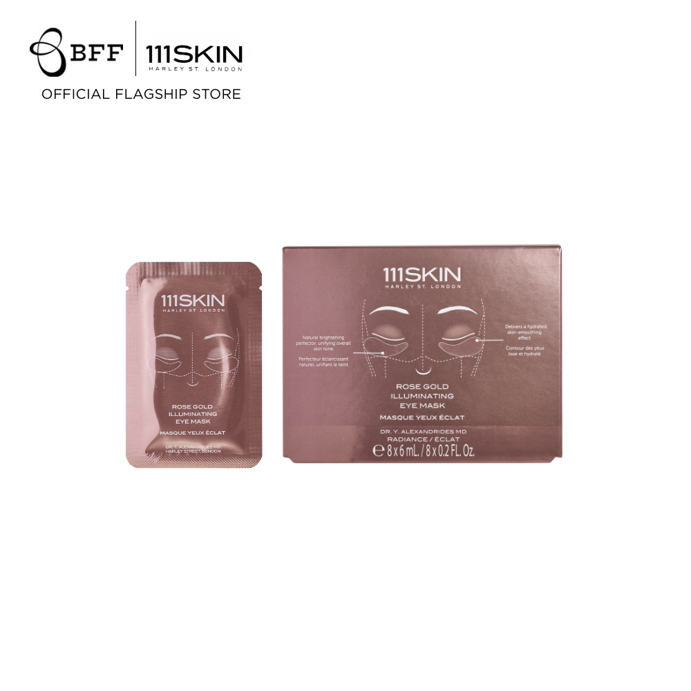 111SKIN - Rose Gold Illuminating Eye Mask 8*6 ml (มาส์กเซเลบ, มาสก์ตา) ราคา 4,150 บาท*ส่งฟรี