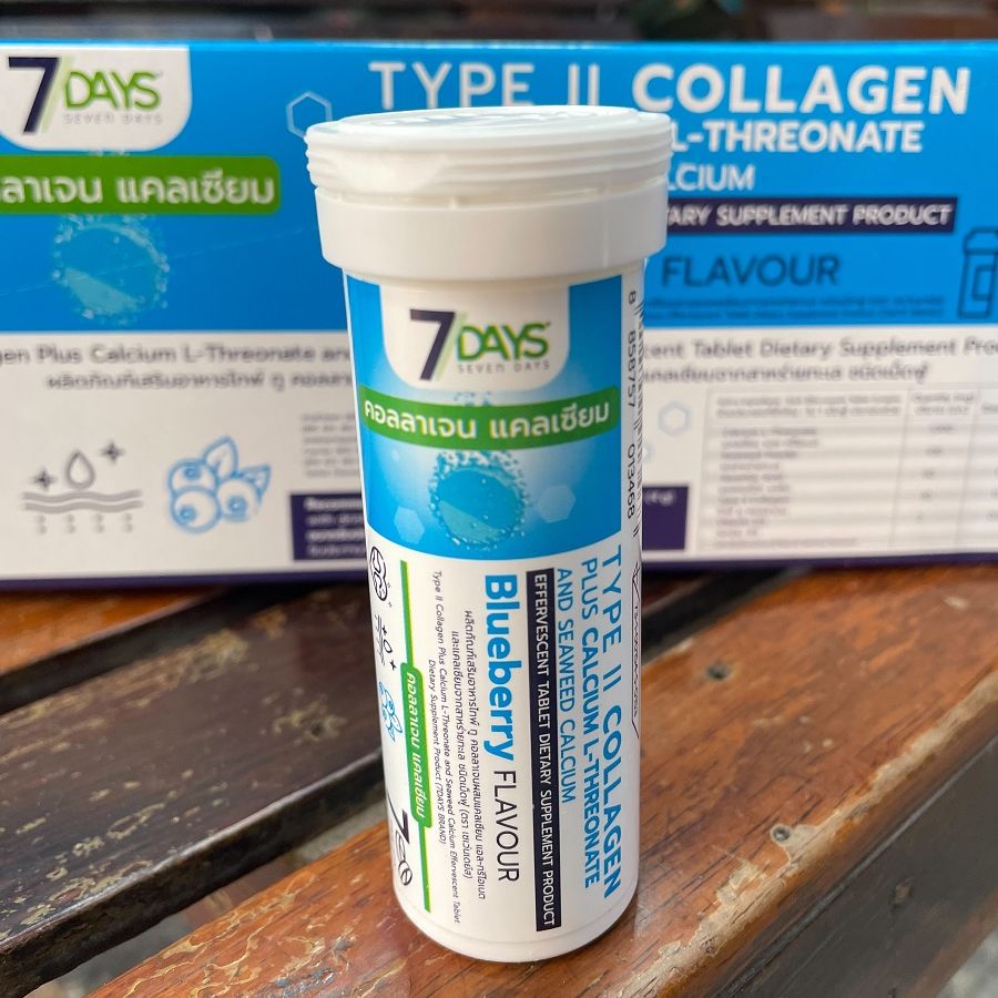 7days TYPE II COLLAGEN PLUS CALCIUM L-THREONATE SEAWEED CALCUIM ราคา 95 บาท*ส่งฟรี