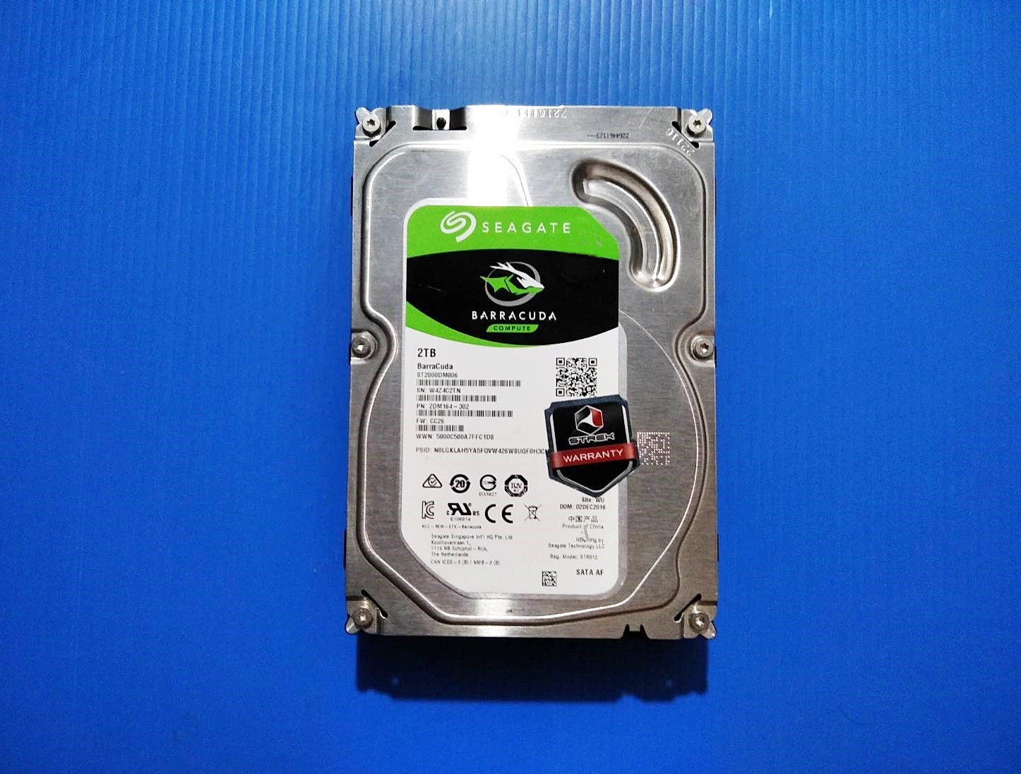HDD Seagate or WD 2TB (5400 - 7200RPM, 256MB, SATA -3,) Secondhand products are used with PC 1 month ราคา 820 บาท*ส่งฟรี