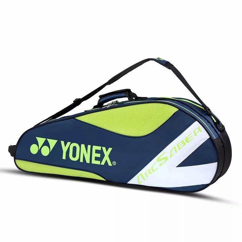 รูปภาพของ 【จัดส่งจากปทุมธานี】กระเป๋าแบด 3 ไม้ กระเป๋าไม้แบด แบดมินตัน กระเป๋านักเรียน กระเป๋า yonex เพียงพอสำหรับ Yonex Badminton Bag tennis racket bags 3 Rackets yonex Tennis