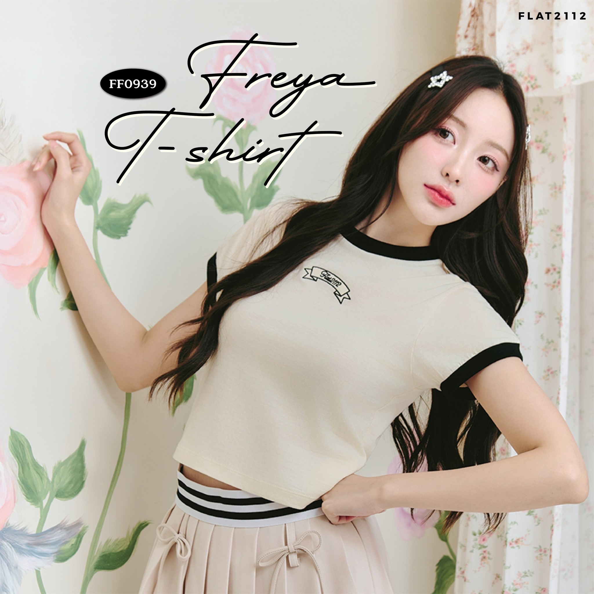 FLAT2112 FF0939 : FREYA T- SHIRT เสื้อครอป เบบี้ที เสื้อยืด ราคา 782 บาท*ส่งฟรี