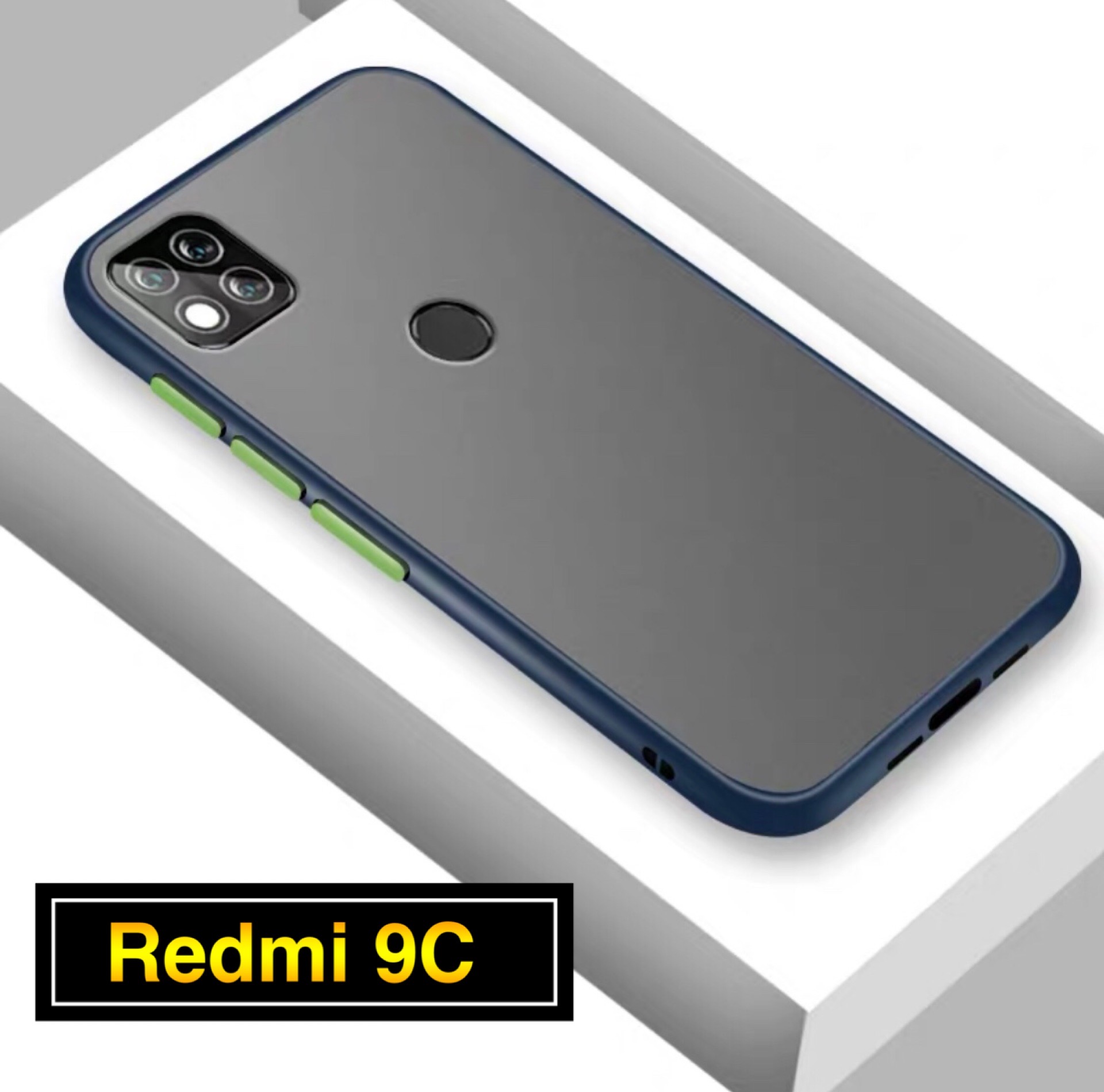[ส่งจากไทย] Case Xiaomi Redmi 9C เคสปุ่มสีผิวด้าน ขอบนิ่มหลังแข็ง เคสกันกระแทก เคสredmi 9C