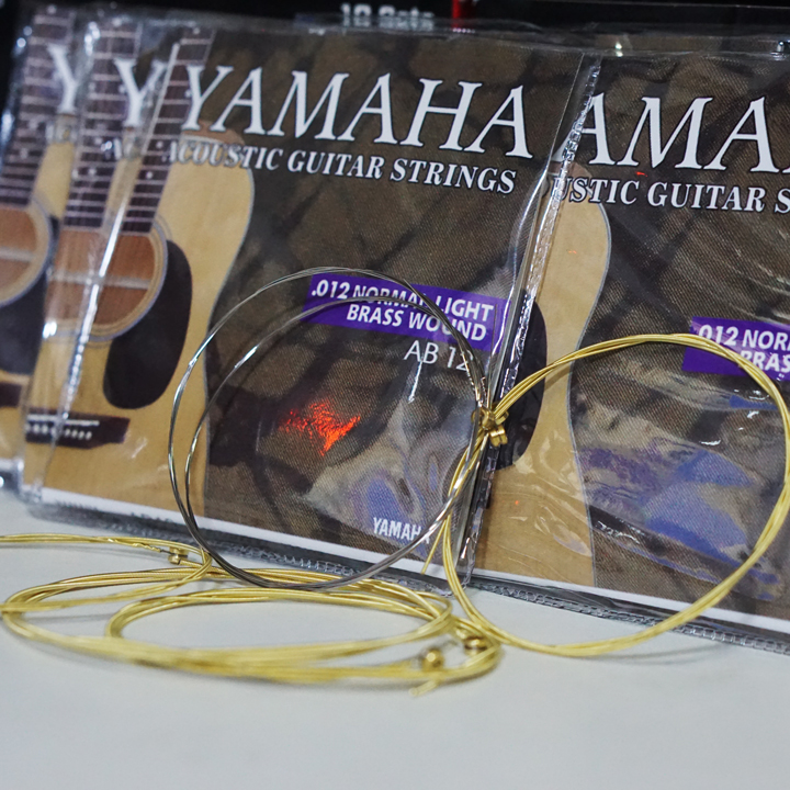 รูปภาพเพิ่มเติมของ สายกีต้าร์โปร่ง Yamaha เบอร์12 [1ชุด 6 สาย] นิ่มมือ เสียงดี เสียงใส #ส่งเร็วในไทย#