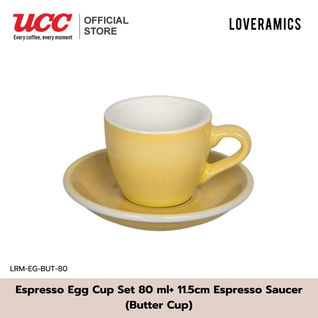 Loveramics Espresso Egg Cup Set ชุดแก้วกาแฟเซรามิก 80ml. ราคา 350 บาท*ส่งฟรี