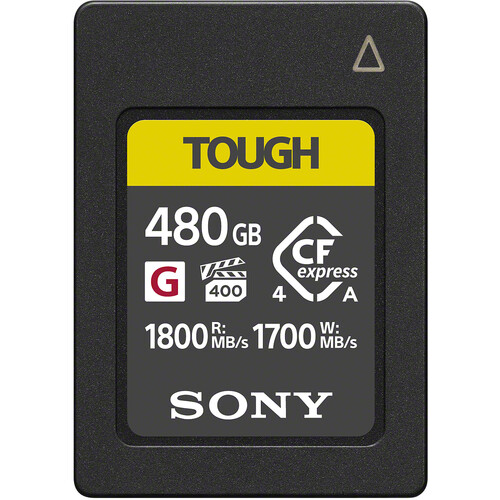 Sony Tough Cfexpress 4.0 Type a 480Gb (1800/1700Mbs) Memory Card by Fotofile ราคา 15,590 บาท*ส่งฟรี