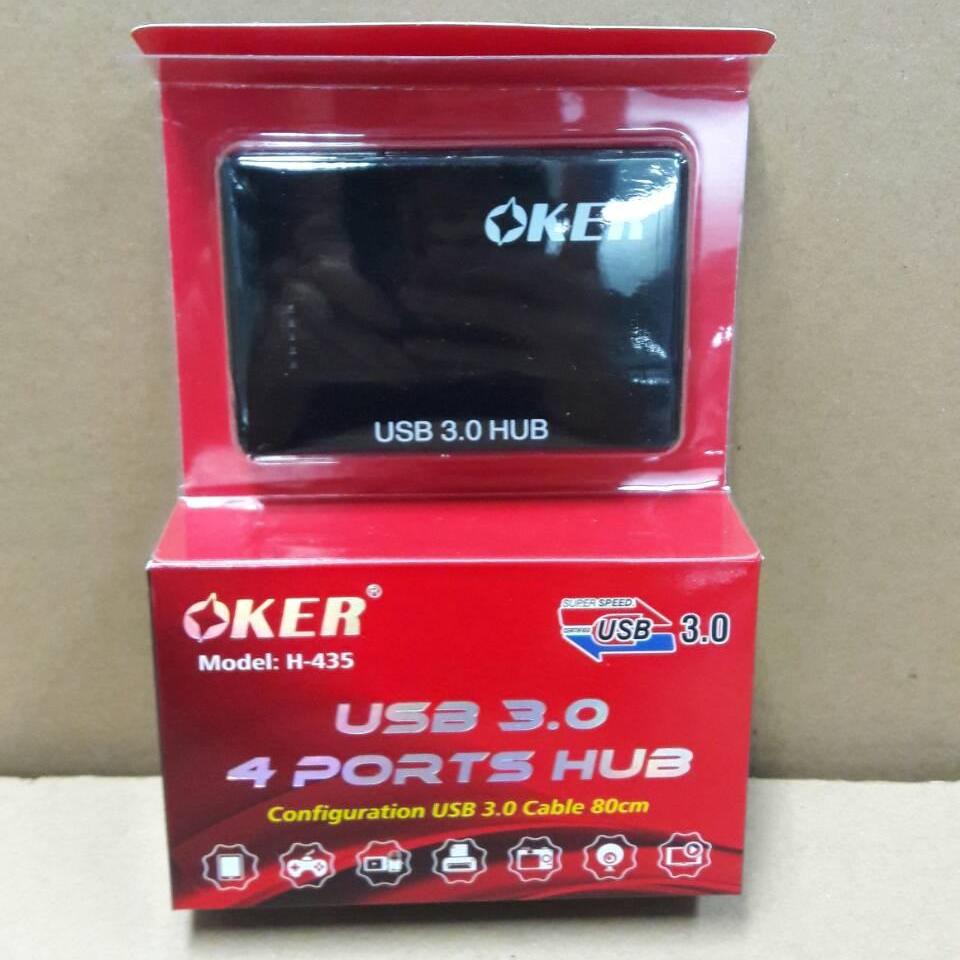 ตัวเพิ่มพอร์ท ยูเอสบี 4  PORT USB 3.0   USB Hub   H-435 ( ออกใบกำกับภาษีได้  )