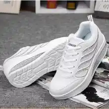 ภาพขนาดย่อสินค้าALI&BOY รองเท้าผ้าใบเพื่อสุขภาพ รองเท้าออกกำลังกาย รองเท้าวิ่ง รองเท้าแฟชั่น Fashion & Running Sport Shoes ดีไซส์สวยงาม สไตล์เกาหลี(ปีกนางฟ้า)