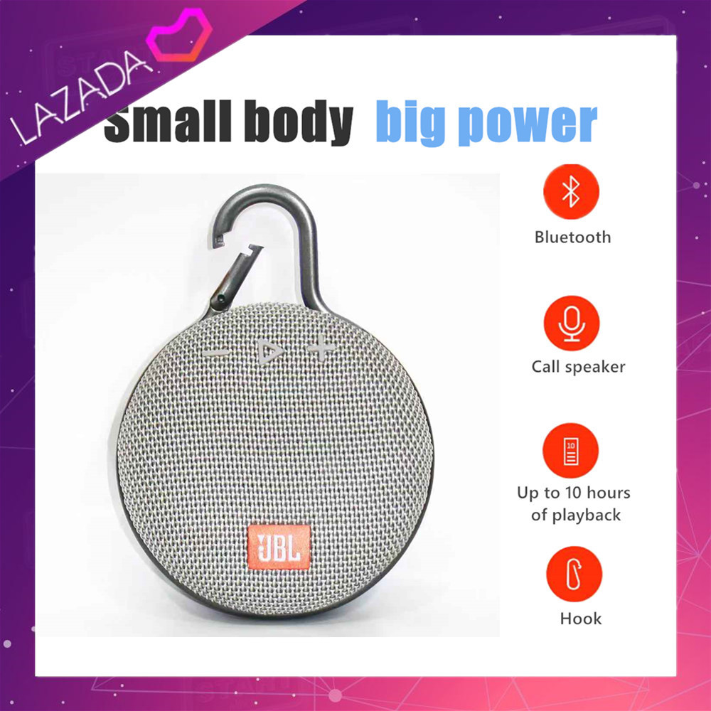 ดูภาพ ลำโพงบลูทูธJbl Clip3 Bluetooth ( ลำโพงบลูทูธ เครื่องเสียง , Bluetooth , ลำโพงกลางแจ้ง , บลูทูธไร้สาย ) <br/>เพิ่มเติม ลำโพงบลูทูธJbl Clip3 Bluetooth ( ลำโพงบลูทูธ เครื่องเสียง , Bluetooth , ลำโพงกลางแจ้ง , บลูทูธไร้สาย )