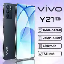 ภาพขนาดย่อของภาพหน้าปกสินค้า100%ของแท้ VIVQ Y21 5G 7.5นิ้ว โทรศัพท์มือถือ รองรับ2ซิม Smartphone 4G/5G โทรศัพท์สมา แรม16GB รอม512GB โทรศัพท์ถูกๆ Android12.0 มือถือ Mobile phone ส่งฟร จากร้าน FIQ SHOP บน Lazada