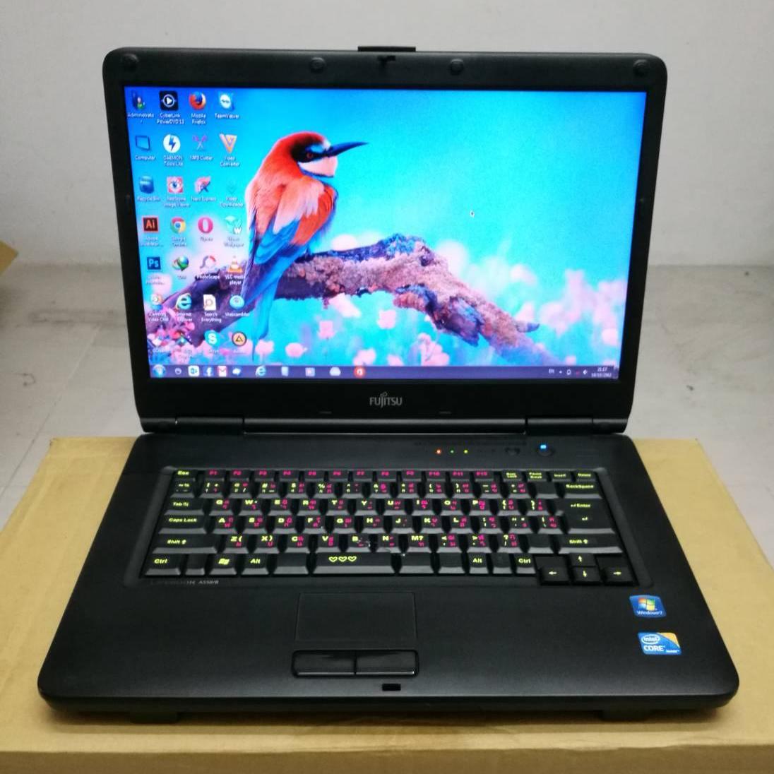 โน๊ตบุ๊ค Notebook Fujitsu Core i3 M380(2.53GHz)RAM 4GB / HDD:320GB ขนาด15.6  นำเข้าจากญี่ปุ่น