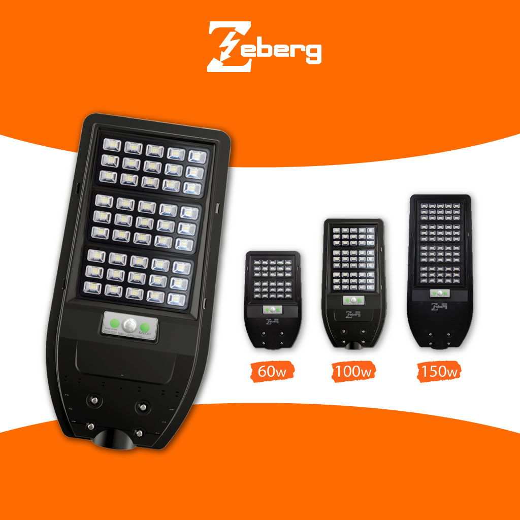 Zeberg Solar Powered Led Street Lamp Rocco Seriessolar Cell Street Light ราคา 1,800 บาท*ส่งฟรี
