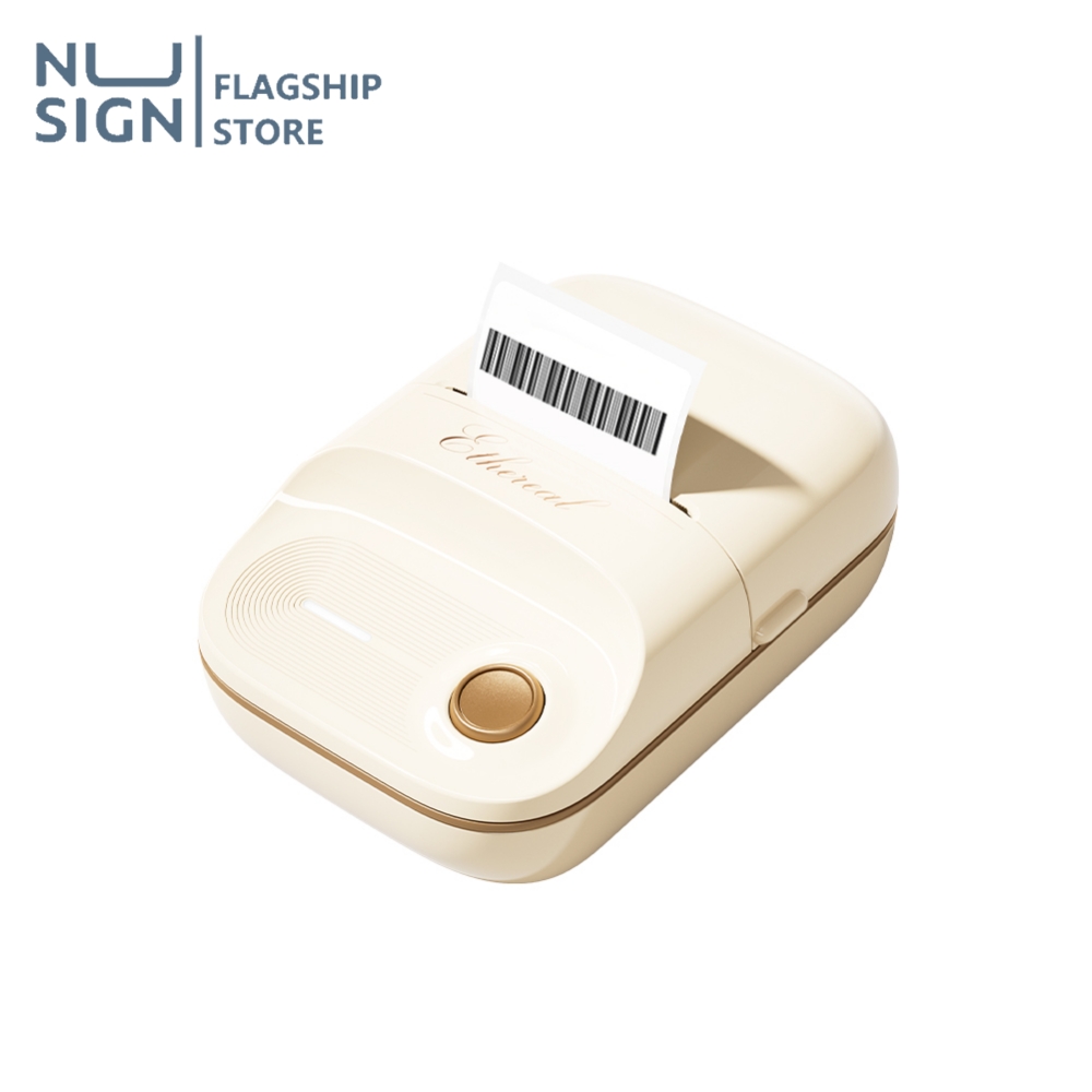 Nusign Mini Printer, Name Tags, Barcodes, Portable Size, Prints Stickers Via the Mini Label Printer App. ราคา 459 บาท*ส่งฟรี