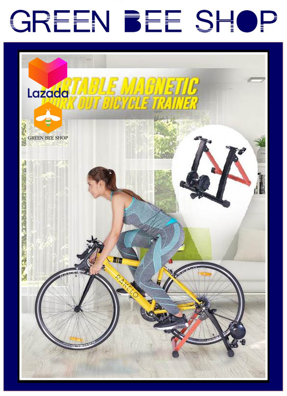 ดูภาพ Bicycle Trainer เทรนเนอร์จักรยาน เทรนเนอร์จักรยานสำหรับฝึกการปั่นเพื่อการออกกำลังกายหรือฝึกซ้อม ให้ความรู้สึกเหมือนการปั่นบนถนนจริง เพิ่มเติม Bicycle Trainer เทรนเนอร์จักรยาน เทรนเนอร์จักรยานสำหรับฝึกการปั่นเพื่อการออกกำลังกายหรือฝึกซ้อม ให้ความรู้สึกเหมือนการปั่นบนถนนจริง