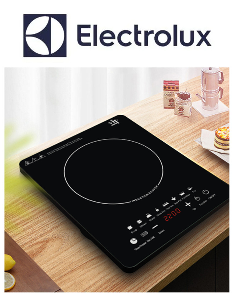 มุมมองเพิ่มเติมของสินค้า [จัดส่งจากประเทศไทย] ELECTROLUX เตาแม่เหล็กไฟฟ้า รุ่น RO86AA-สีดำ (รับประกัน 1 ปี)
