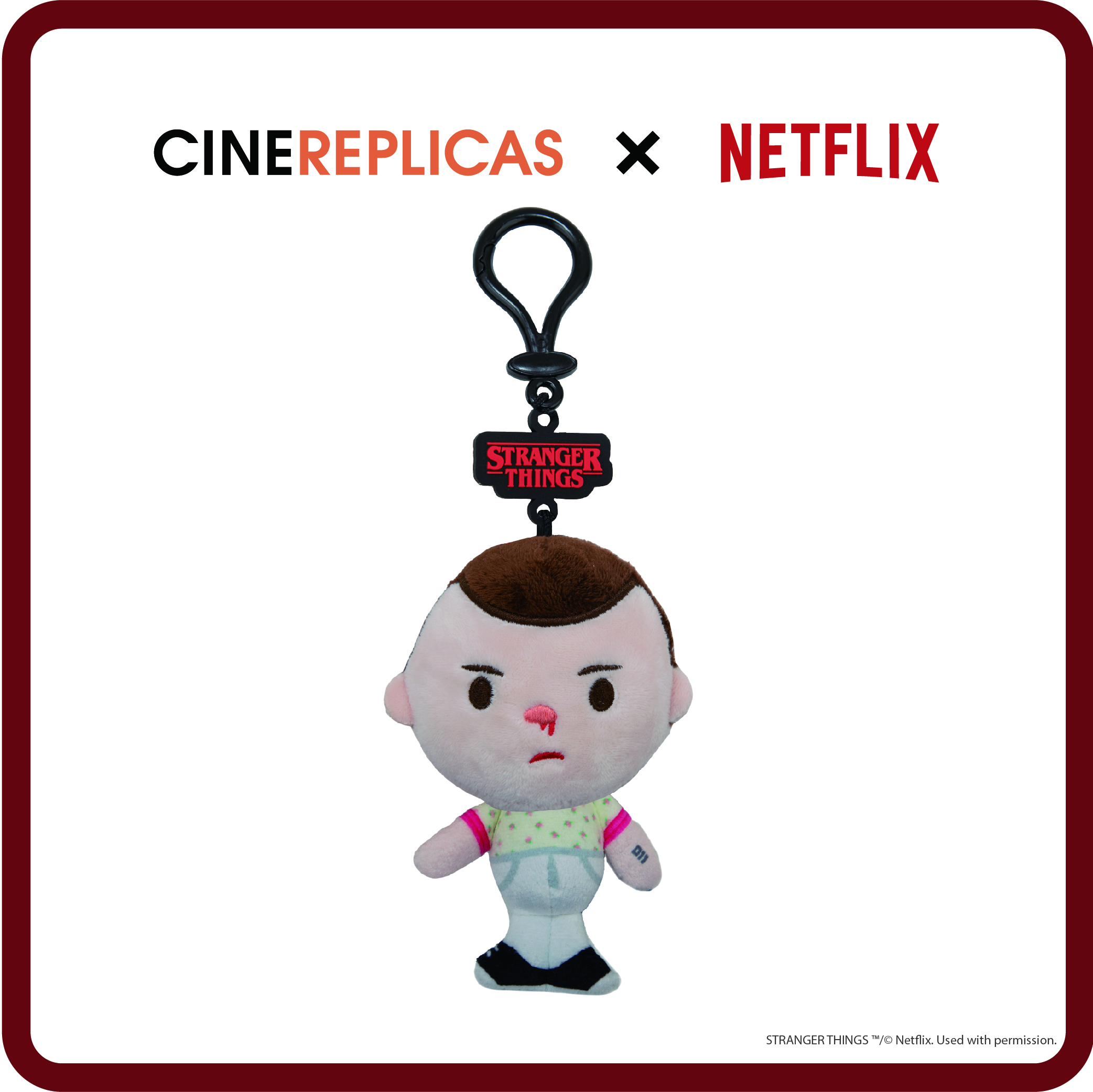Stranger Things Genuine Stranger Things merchandise, Eleven plush pendants, dolls, keychains, bags, accessories ราคา 570 บาท*ส่งฟรี