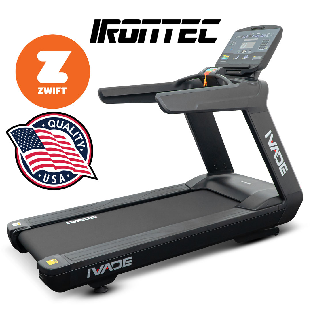 ลู่วิ่งไฟฟ้า IV150 (FULL-Commercial) ลู่วิ่งขนาดใหญ่ไซส์ XL เน้นสำหรับการใช้งานอย่างหนักหน่วงในฟิตเนส แข็งแกร่งมากกว่ารุ่นอื่น ๆ มอเตอร์ 7.0 แรงม้า ราคา 79,900 บาท*ส่งฟรี